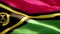 Flag of Vanuatu waving in the wind. 4K High Resolution Full HD. Looping Video of International Flag of Vanuatu.