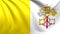 Flag of Vatican city. Seamless looped video, footage