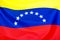 Flag of Venezuela. Flag of Venezuela waving in the wind