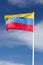Flag of Venezuela in the sky