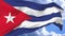 flag waving against the blue sky Cuba