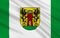 Flag of Wolgast in Mecklenburg-Western Pomerania in northern Ger