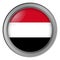 Flag of Yemen round as a button