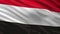 Flag of Yemen seamless loop