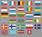 Flags of 29 european states