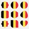 Flags belgium europe illustration vector download