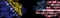 Flags of Bosnia and Herzegovina and USA on Black background, Bosnia and Herzegovina vs USA Smoke Flags