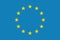 flags of EU in colors of Ukrainian flag. Concept of Solidarity with Ukraine. Ukrainian lives matter. I Stand With Ukraine. Stop