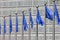 Flags at European Commission in Brussels