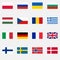 Flags of European countries