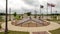 Flags flying at the Veteran`s Memorial Park, Ennis, Texas