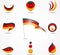 Flags and icons of Germany
