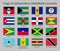 Flags of independent Caribbean countries