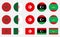 Flags of the Moroccan Union