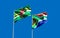 Flags of SAR African and Dominica