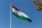 Flagstaff with the Tajik flag in Dushanbe