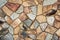 Flagstone wall can be used as backgrounds