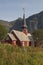 Flakstad Church, Flakstadoya, Lofoten Islands, Norway