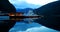 Flam, Norway - June 14, 2019: Touristic Ship Boat Moored Near Berth In Sognefjord Port. Summer Night. Norwegian Longest