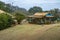 Flamboyant Square and Entrance tickets vendor to the National Park - Fernando de Noronha, Pernambuco, Brazil