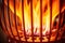 flame dancing on a home gas heater