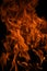 Flame fires. Burn lights on a black background. Fire flames on black background. Abstract fire flame background.