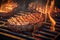 Flame kissed grill Juicy beef steaks sizzling in mesmerizing barbecue