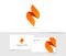 Flame logo vector isolated, flat of ignite logotype template, abstract gradient geometric fire brand symbol, elegant