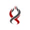 Flame logo Vector template. fire logo design graphic. torch logo Design element. hot fire icon. Gas logo illustration. ignite