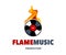 Flame Music Logo