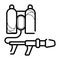 Flame thrower icon