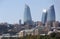 Flame Towers in Baku