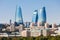 Flame Towers in Baku