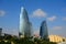 The Flame Towers, Baku, Azerbaijan