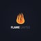 Flame united logo template