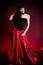 Flamenco Carmen beautiful woman in dress