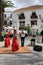 Flamenco dancers in the town of Mijas, Malaga, Spain