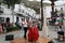 Flamenco dancers in the town of Mijas, Malaga, Spain