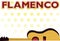 Flamenco party card