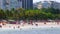 Flamengo Beach panorama view and cityscape Rio de Janeiro Brazil