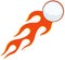 Flaming Golf Ball