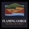 Flaming Gorge with mountain and river view