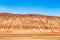 Flaming mountains, Turpan, Xinjiang, China: these intense red mountains appear in the Chinese epic â€œJourney to the westâ€.