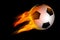 Flaming Soccer Ball