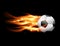 Flaming Soccer Ball