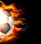 Flaming Soccer Ball