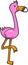 Flamingo Bird Vector