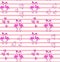 Flamingo couple pattern on stripes