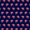 Flamingo - emoji pattern 26