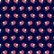 Flamingo - emoji pattern 30